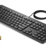 HP Wired USB Desktop Keyboard with Height Adjustment (9SR37AA) IMPORTED Branded For Home OFFICE