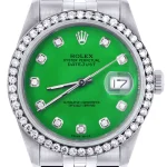ROLEX Oyster Perpetual | Green Dail | Date Just Watch 36Mm