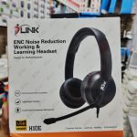 ilink H10E USB Headset ENC Noise Reduction with Microphone Lightweight Headphones for Call Center | Online Learning | Zoom Meetings | laptop PC