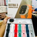 7 in 1 ULTRA 3 Smartwatch With 7 Silicon Straps