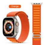Alpine Loop Strap with Metal G-Hook for Apple Watch (42/44/45/49mm) – Nylon Rugged Sports Band, Adjustable Outdoor Smartwatch Strap Pakistan