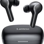 Lanteso True Wireless Earbuds with Mics Clear Call Touch Control with Bass Sound